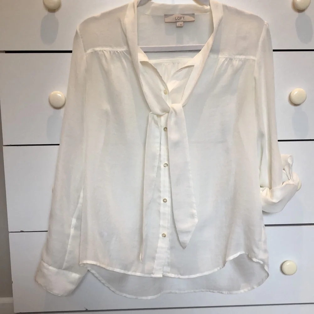 Loft sheer blouse - Picture 3 of 6